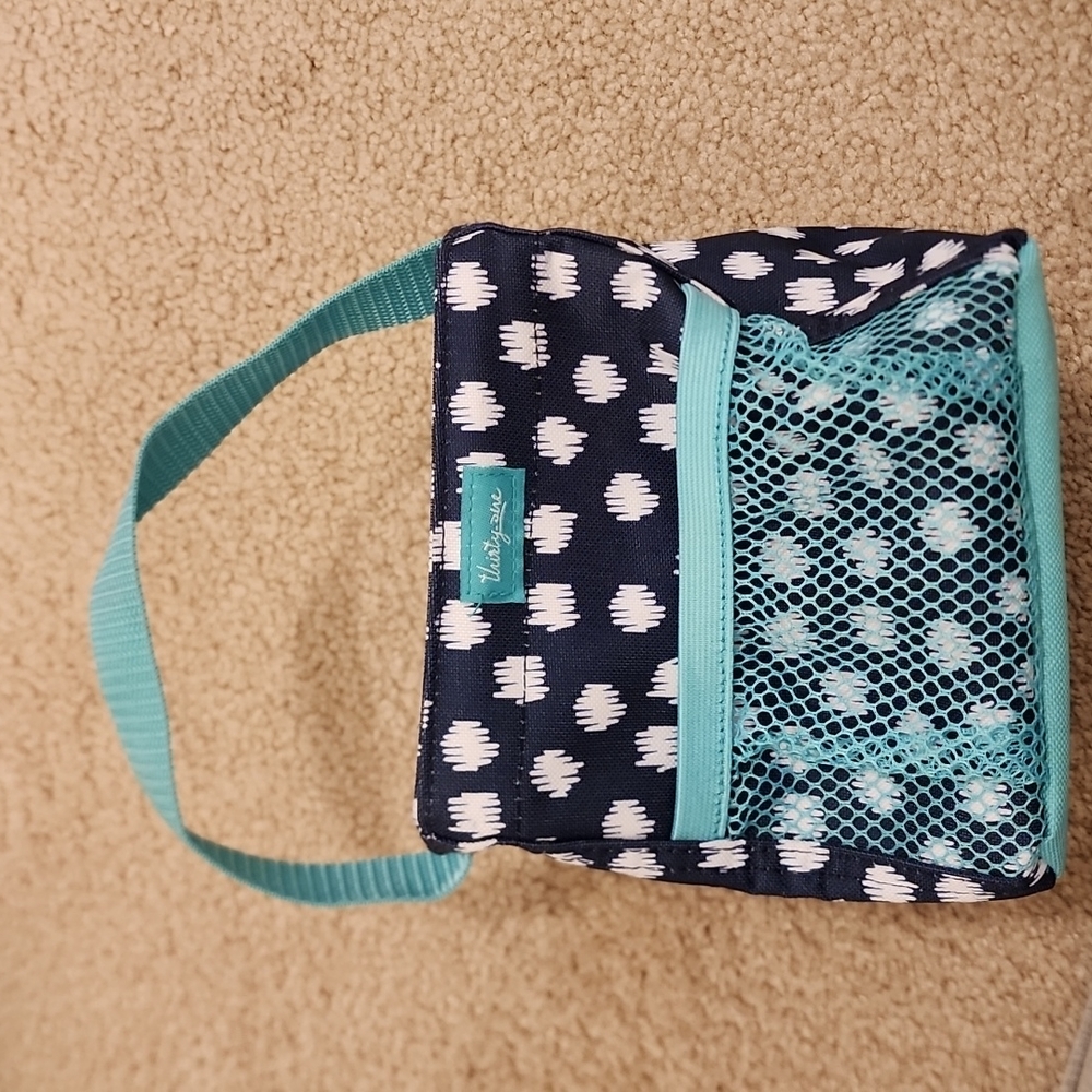Thirty-one Carry All Caddy Navy with white dots